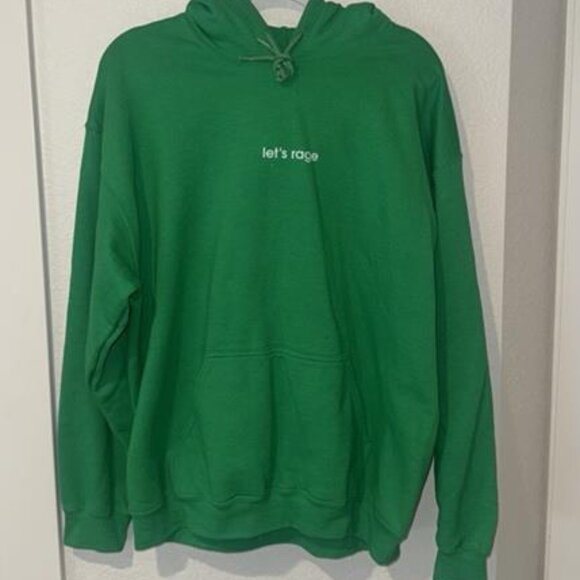 Barstool "Let's Rage" Hoodie with Lucky Clover Smiley - Picture 1 of 2